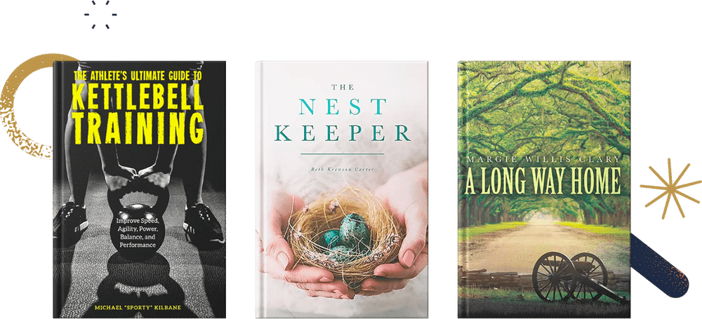 Collection of book covers