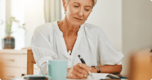 The Complete Guide to Writing Short Stories, Woman with pen